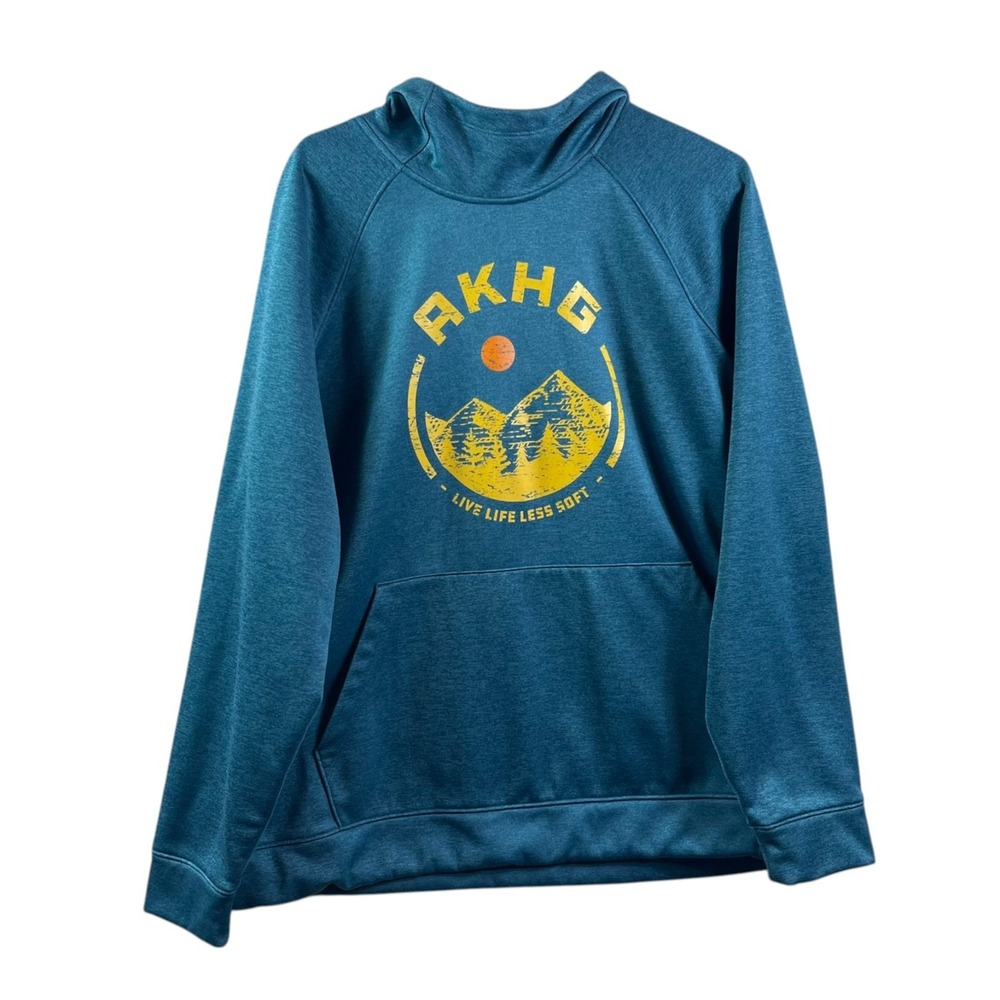 Duluth Alaskan Hardgear Hoodie Sweatshirt Mens XL Blue